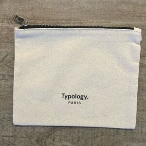Typology Cotton makeup bag FREE with 3 piece typology order